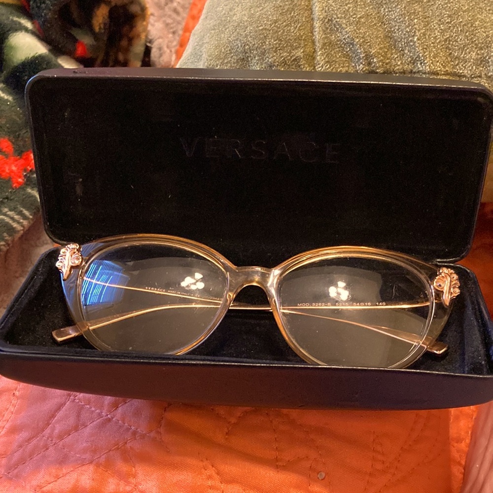 Versace glasses and case